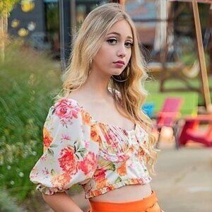 Floral Corset Top